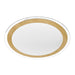Buy LED Oyster Lights Australia Astrid LED Oyster Light 30W Tri-Colour 430mm Satin, Oak, Clear - ASTRID OY43-OK3C