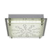 Buy LED Oyster Lights Australia Azaro LED Oyster Light Square Dim 5000K Chrome, Frost - AZARO OYSQ-850