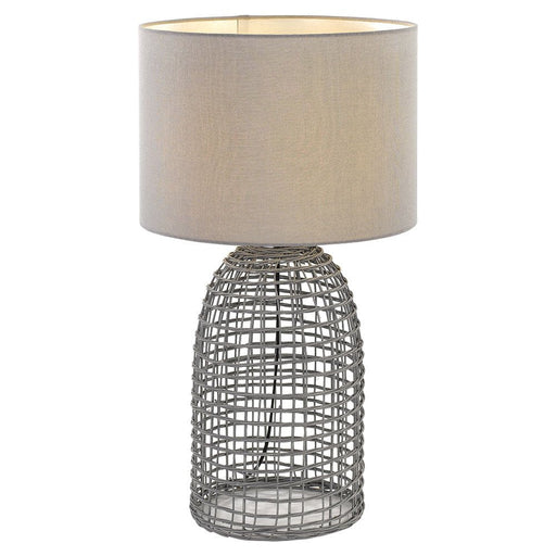 Buy Table Lamps Australia Bayz 1 Light Table Lamp 350mm Grey - BAYZ TL32-GY