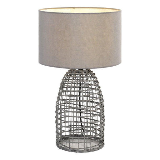Buy Table Lamps Australia Bayz 1 Light Table Lamp 400mm Grey - BAYZ TL40-GY