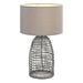 Buy Table Lamps Australia Bayz 1 Light Table Lamp 400mm Grey - BAYZ TL40-GY
