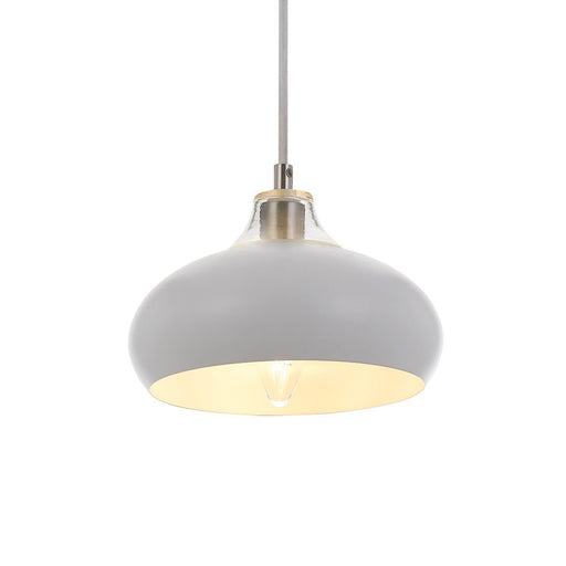Buy Pendant Lights Australia Beck 1 Light Pendant 200mm White - BECK PE20-WH