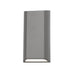 Buy Up / Down Wall Lights Australia Bloc LED Up-Down Wall Light Tri-Colour IP65 Silver - BLOC EX8-SL3C