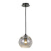 Buy Pendant Lights Australia Bondi 1 Light Pendant 200mm Black, Smoke - BONDI PE20-SM