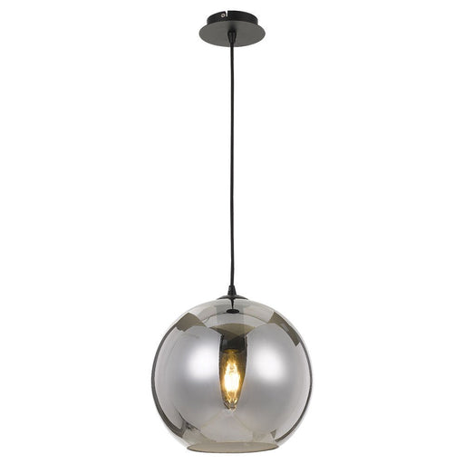 Buy Pendant Lights Australia Bondi 1 Light Pendant 300mm Black, Smoke - BONDI PE30-SM
