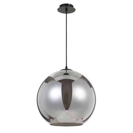 Buy Pendant Lights Australia Bondi 1 Light Pendant 400mm Black, Smoke - BONDI PE40-SM