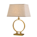 Buy Table Lamps Australia Brena 1 Light Table Lamp Antique Gold, Cream - BRENA TL-AG+CRM