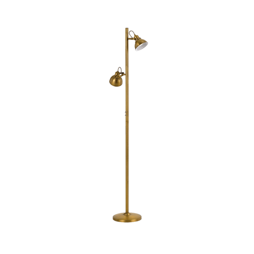 Buy Floor Lamps Australia Carson 1 Light Floor Lamp Antique Brass - CARSON FL-AB