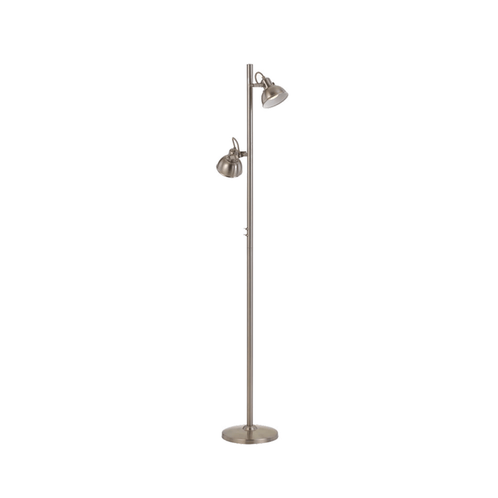 Buy Floor Lamps Australia Carson 1 Light Floor Lamp Nickel - CARSON FL-NK