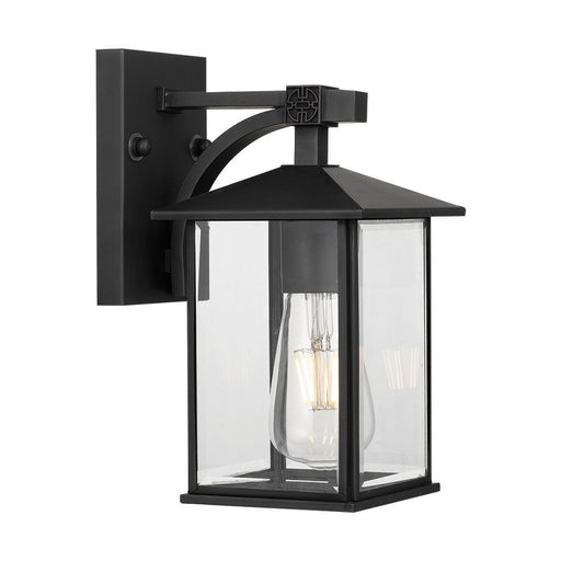 Buy Outdoor Wall Lanterns Australia Coby 1 Light Wall Light 150mm IP44 Black, Clear - COBY EX15-BK