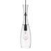 Buy Mini Pendants Australia Conie 1 Light Pendant 130mm Black, Clear - CONIE PE-BK+CL