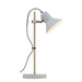 Buy Table Lamps Australia Corelli 1 Light Table Lamp Antique Brass, White - CORELLI TL-WHAB