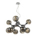 Buy Pendant Lights Australia Cosmic 9 Light Pendant Chrome, Smoke - COSMIC PE80-CH