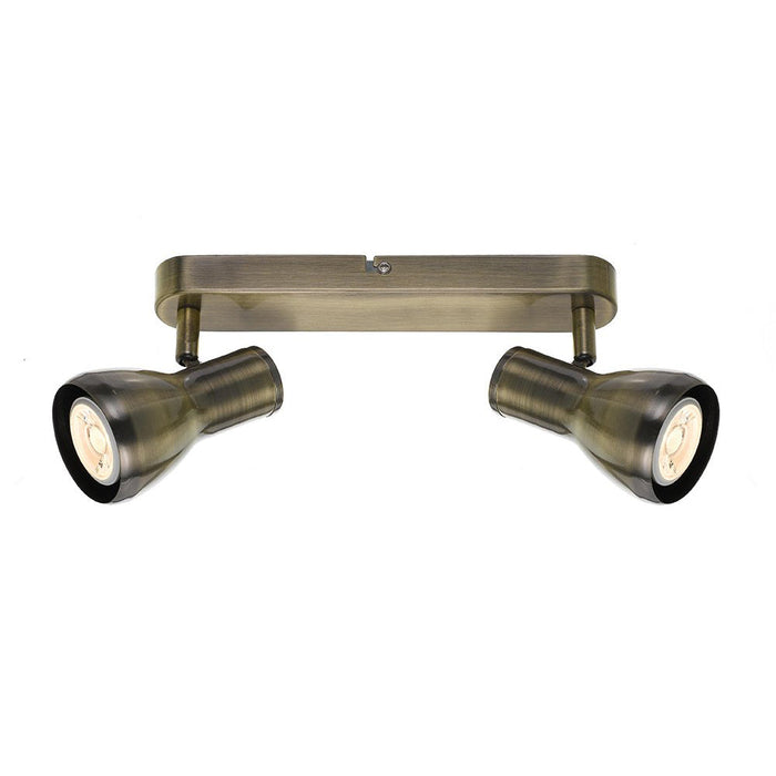 Buy Spotlights Australia Curtis 2 Light LED Spotlight Antique Brass - CURTIS SP2-AB