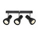 Buy Spotlights Australia Curtis 3 Light LED Spotlight Black, Chrome - CURTIS SP3-BK