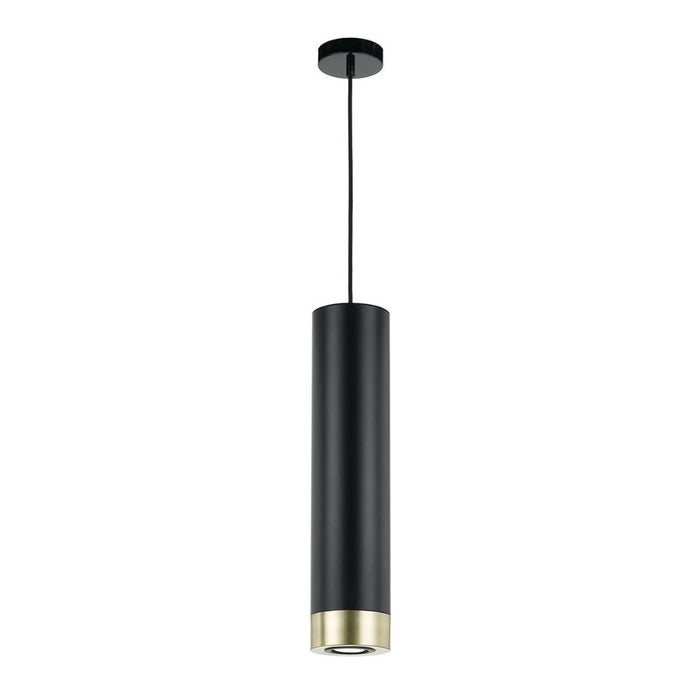 Buy Mini Pendants Australia Dakota 1 Light Pendant 120mm Black, Brass - DAKOTA PE-BK+BM