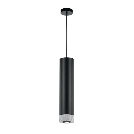Buy Mini Pendants Australia Dakota 1 Light Pendant 120mm Black, Marble - DAKOTA PE-BK+MB