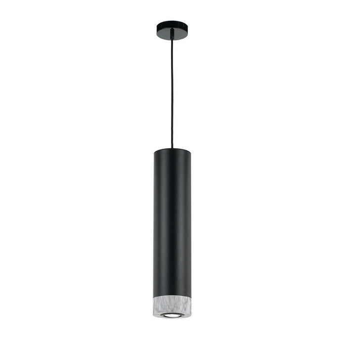 Buy Mini Pendants Australia Dakota 1 Light Pendant 120mm Black, Marble - DAKOTA PE-BK+MB
