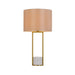 Buy Table Lamps Australia Desire 1 Light Table Lamp Antique Gold, Cream - DESIRE TL-AG+WH