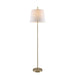 Buy Floor Lamps Australia Dior 1 Light Floor Lamp Antique Brass & White - DIOR FL-WHAB