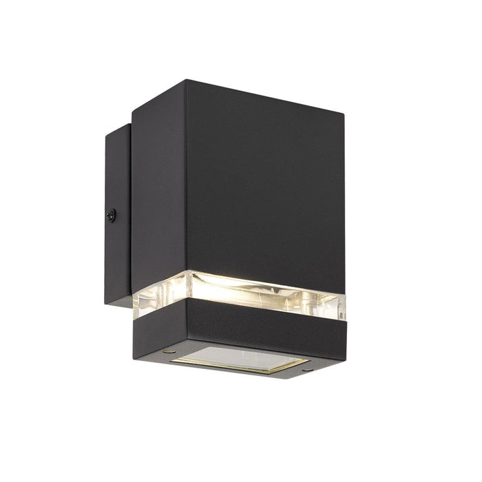 Buy Exterior Wall Lights Australia Dixon 1 Light Wall Light IP44 Black - DIXON EX1-BK