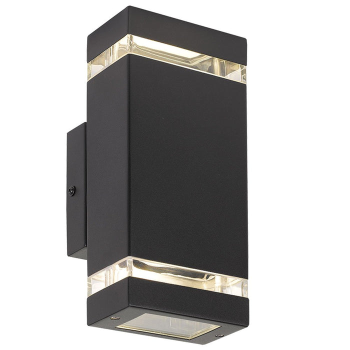 Buy Up / Down Wall Lights Australia Dixon Up-Down Wall Light IP44 Black - DIXON EX2-BK