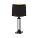 Buy Table Lamps Australia Dorcel 1 Light Table Lamp Black, Smoke & Black, Gold - DORCEL TL-BK+SM