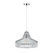 Buy Pendant Lights Australia Elmas 1 Light Pendant 420mm Chrome & Clear Beads - ELMAS PE42-CH+CL