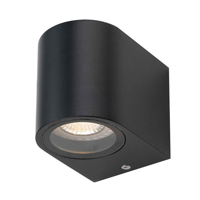 Buy Exterior Wall Lights Australia Eos 1 Light Wall Light IP54 Black - EOS EX1-BK