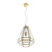 Buy Pendant Lights Australia Espada 1 Light Pendant 300mm Antique Brass & Clear - ESPADA PE30-AB