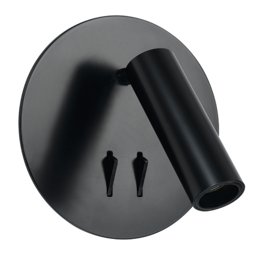 Buy Bedside Reading Lights Australia Esra Wall Lamp 2 LED 2 Switch 3000K Black - ESRA WB-BK