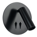 Buy Bedside Reading Lights Australia Esra Wall Lamp 2 LED 2 Switch 3000K Black - ESRA WB-BK