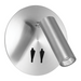 Buy Bedside Reading Lights Australia Esra Wall Lamp 2 LED 2 Switch 3000K Silver - ESRA WB-SL