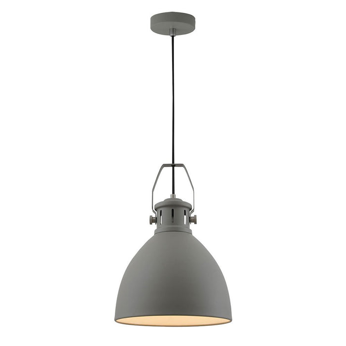 Buy Pendant Lights Australia Fabrica 1 Light Pendant 305mm Grey - FABRICA PE30-GY