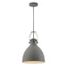 Buy Pendant Lights Australia Fabrica 1 Light Pendant 305mm Grey - FABRICA PE30-GY