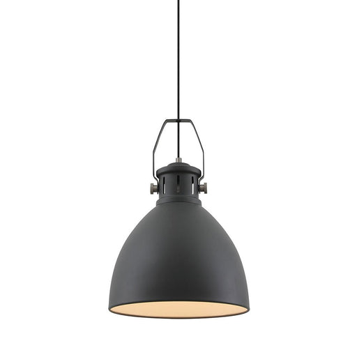 Buy Pendant Lights Australia Fabrica 1 Light Pendant 400mm Black - FABRICA PE40-DGY