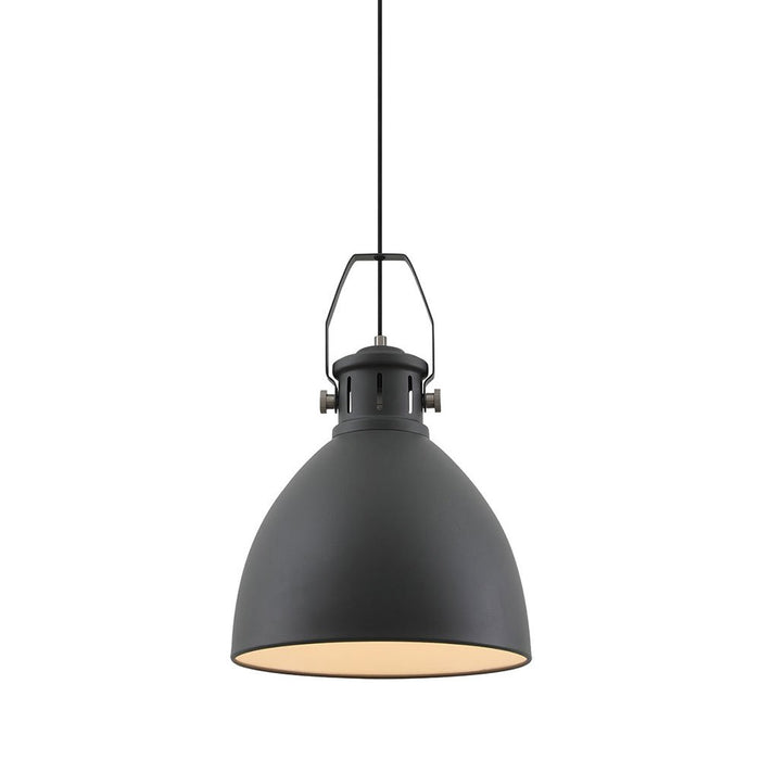 Buy Pendant Lights Australia Fabrica 1 Light Pendant 400mm Black - FABRICA PE40-DGY