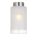 Buy DIY Batten Fix Lights Australia Fila 1 Light Batten Fix Nickel & Frost, Clear - FILA BF-FRNK