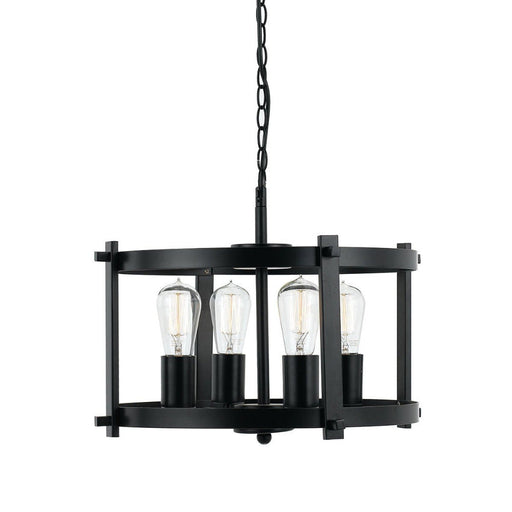 Buy Pendant Lights Australia Finley 4 Light Pendant Black Matt - FINLEY PE46-BK