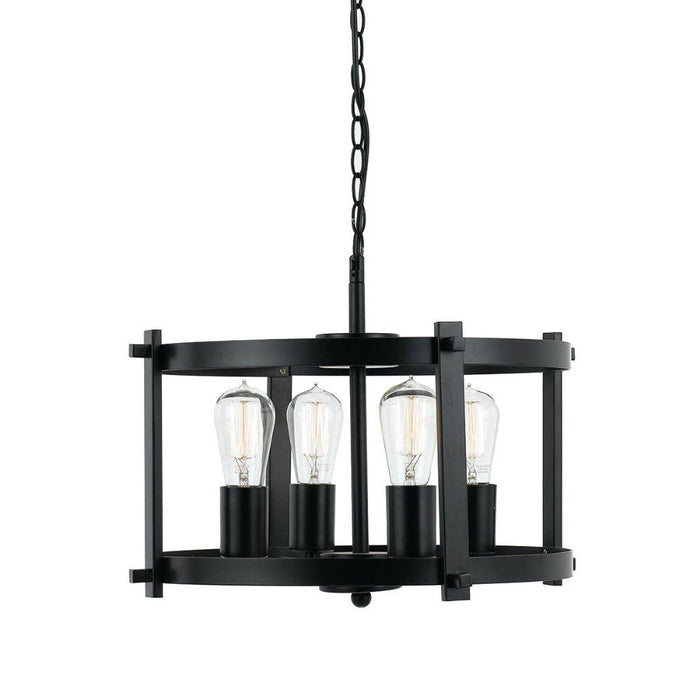Buy Pendant Lights Australia Finley 4 Light Pendant Black Matt - FINLEY PE46-BK