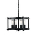 Buy Pendant Lights Australia Finley 4 Light Pendant Black Matt - FINLEY PE46-BK