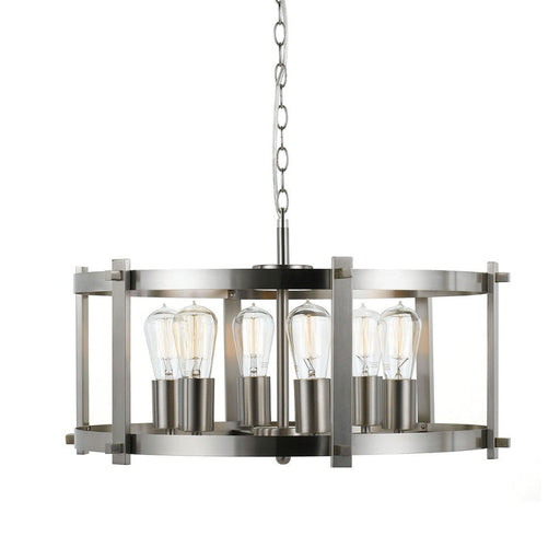 Buy Pendant Lights Australia Finley 6 Light Pendant Nickel Matt - FINLEY PE60-NK