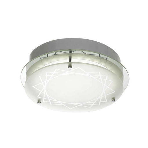 Buy Flush Mount Lights Australia Fosco LED Ceiling Light Dimmable 310mm 5000K Chrome & Frost - FOSCO OYRD-850