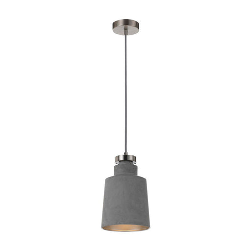 Buy Pendant Lights Australia Fredi 1 Light Pendant 170mm Nickel & Grey - FREDI PE17-GY