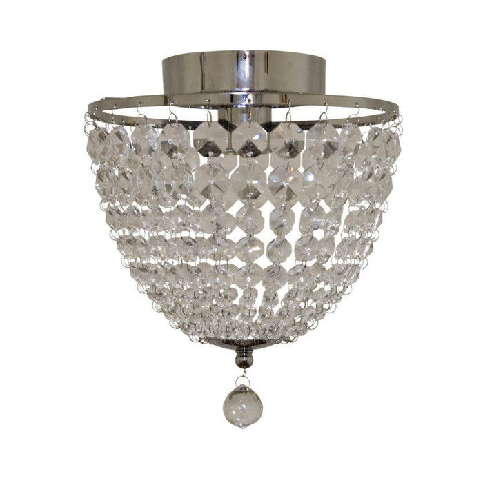 Buy DIY Batten Fix Lights Australia Grace Batten Fix 230mm Chrome & Clear - GRACE BF.23-CH