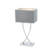 Buy Table Lamps Australia Jasmine 1 Light Table Lamp Chrome & Grey - JASMINE TL-CH+GY