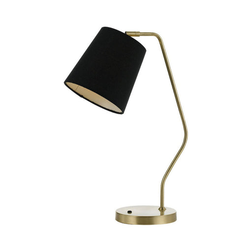 Buy Table Lamps Australia Jody 1 Light Table Lamp Antique Brass & Black - JODY TL-ABBK
