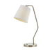 Buy Table Lamps Australia Jody 1 Light Table Lamp Nickle Matt & White - JODY TL-NKWH
