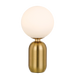 Buy Table Lamps Australia Kade 1 Light Table Lamp Antique Gold & Opal Matt - KADE TL-AG+OP