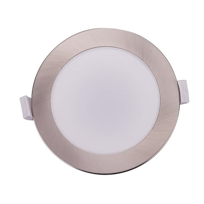 Buy Recessed Downlights Australia Kato LED Downlight 10W Dimmable 113mm Tri-Colour Nickel - KATO DL110-NK3C